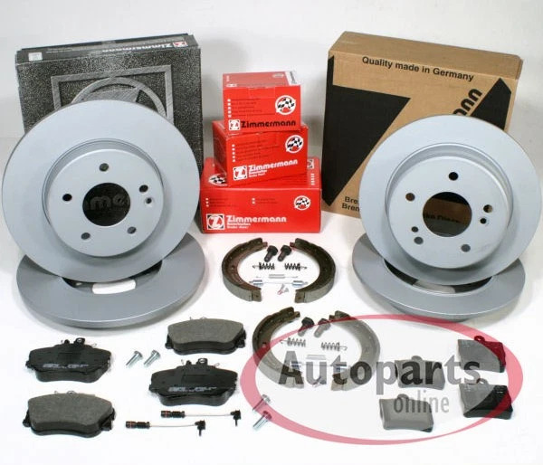 Гальмівні колодки та диски Zimmermann для AUDI A4 Avant (8E5, B6)
